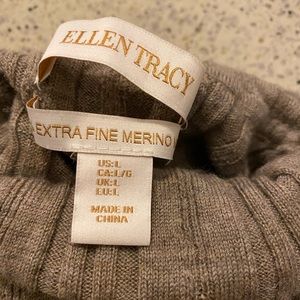 Ellen Tracy Merino Wool Turtle Neck